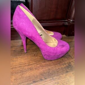 It’s Fashion Used Elegant Purple Women's Heels